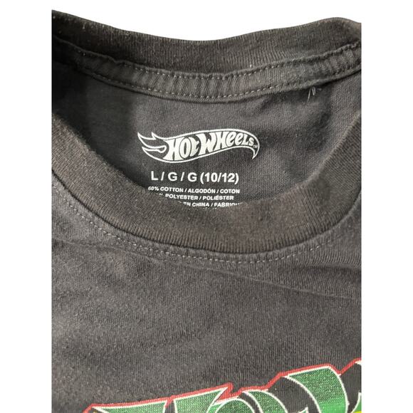 Hot Wheels Boys Graphic Tee - Size L - Picture 2 of 2